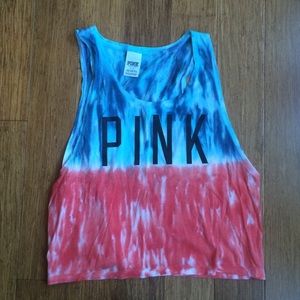 Victoria's Secret Pink Muscle Tie Dye Tank