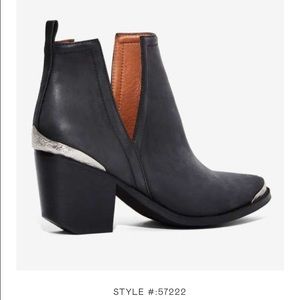 Jeffery Campbell Leather Cromwell Bootie