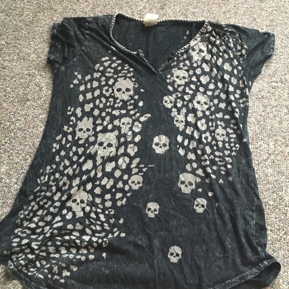 Bling skull top