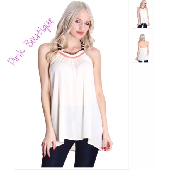 Pink Boutique Tops - ✨SALE SALE SALE Rope Neck Tank