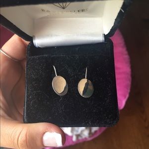 Silver earrings