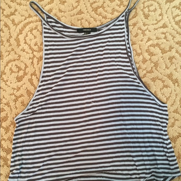Light blue and gray tank