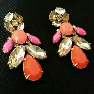 Stella and Dot Pop Geo chandelier earrings