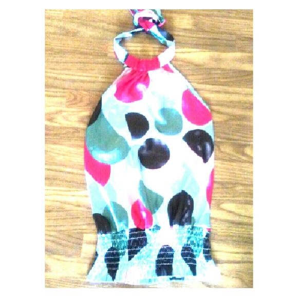 Retro Circle Halter