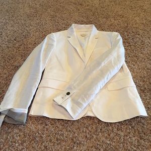 J Crew White Blazer