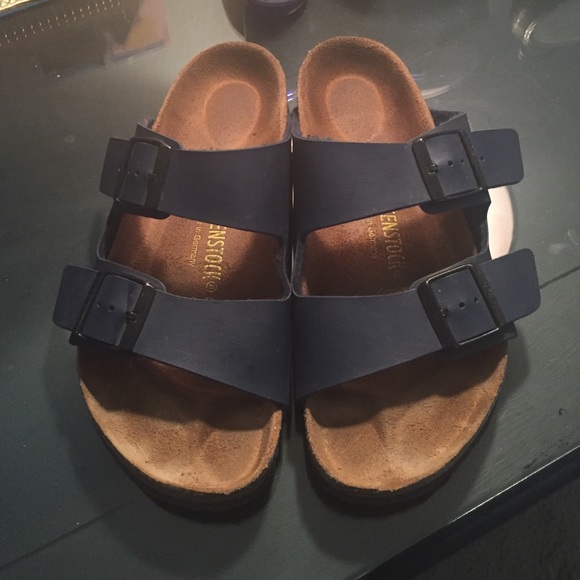 Birkenstock Shoes - Navy Blue Birkenstocks Size 39 European or 9 US