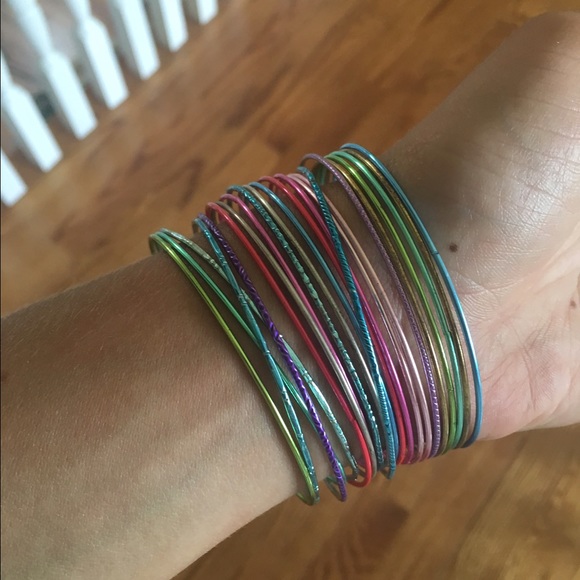 Rainbow bangles - Picture 2 of 2