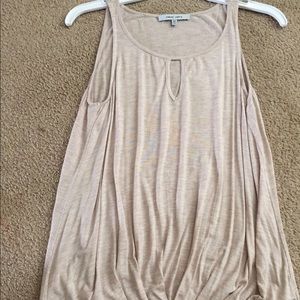Medium thin strapped tan tank top