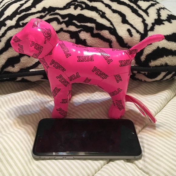 Victoria Secret pink logo dog