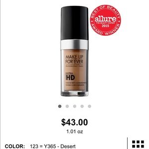 Makeup forever ultra hd foundation