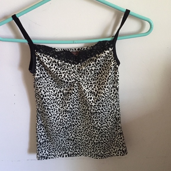 Cheetah print camisole