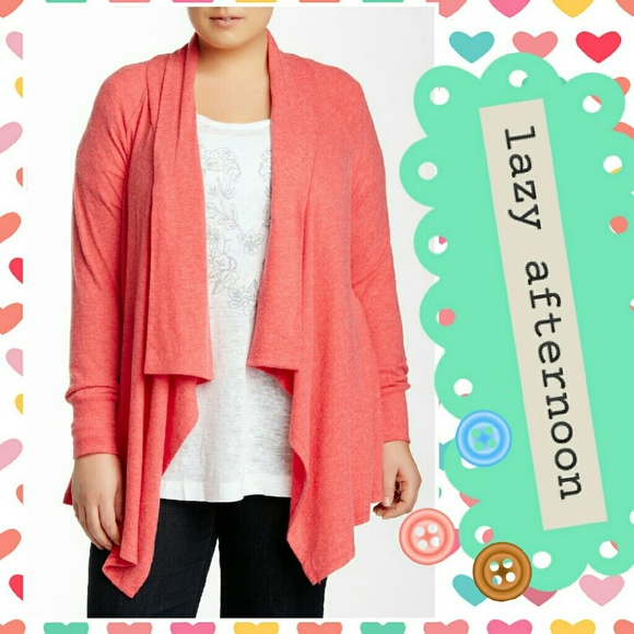 Drape-front Cardigan