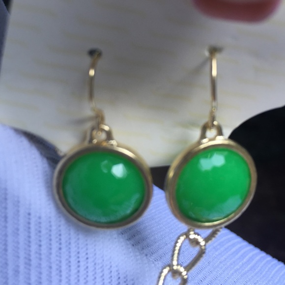 . 🍀Green and Yellow necklace/earring - Picture 3 of 3