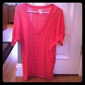 Size small coral maternity shirt