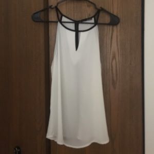 White and black tank