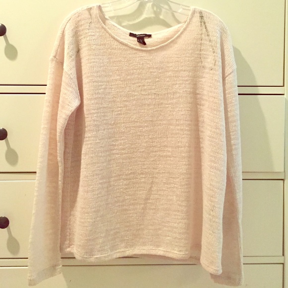 Forever 21 white light woven sweater