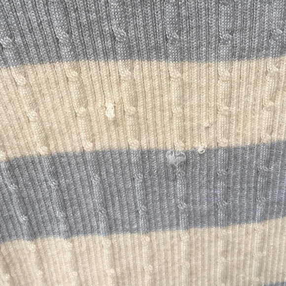 Striped Stretchy Ribbed Sweater - Picture 4 of 4