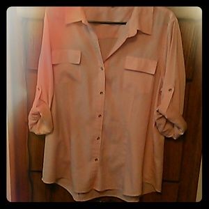 Calvin klein buttoned up blouse