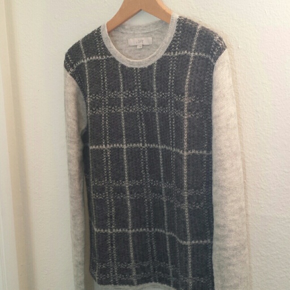 AnnTaylor the LOFT Gray Sweater - Picture 2 of 4