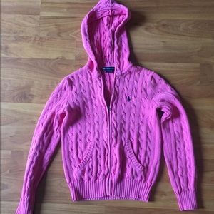 NWOT Ralph Lauren Hooded Sweater Jacket