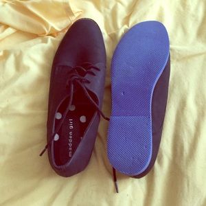 Black and blue madden girl shoes