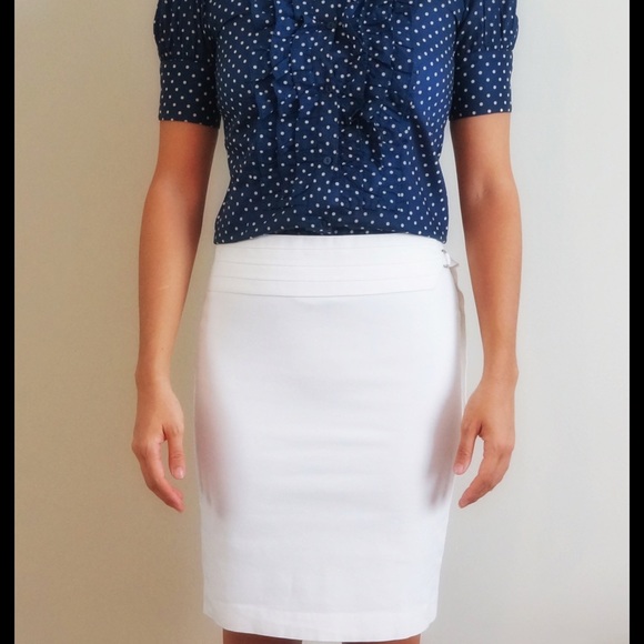 BCBG MAXAZRIA Tuxedo Pencil Skirt