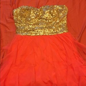 B. Darlin Formal Knee High Dress