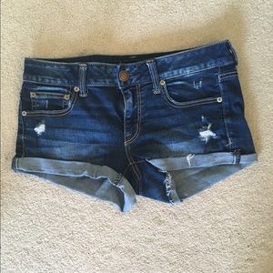 american eagle jean shorts
