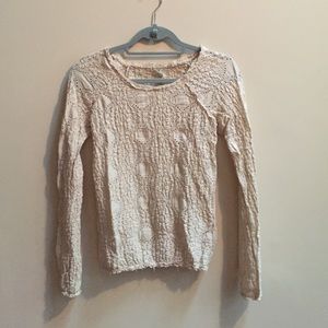 Free People Cut-Out Patterned T-shirt
