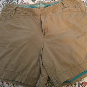 Lane Bryant size 20 tan shorts