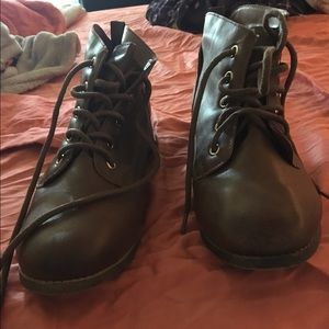 Mossimo Supply Co. Laced Ankle Boots