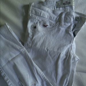 Hollister Ripped White Jeans