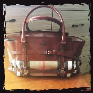 💯% Authentic Burberry Kent tote
