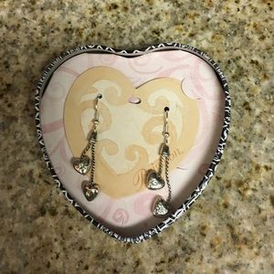 Brighton french wire heart earrings