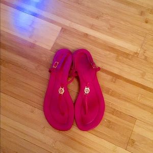 Hot Pink Tory Burch Sandals
