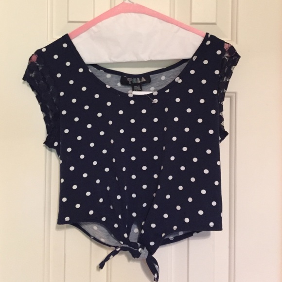 Urban Outfitters tie-front crop top