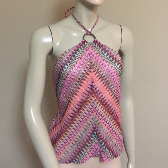 New York & Company Tops - New York & Company halter top zigzag Awesome!