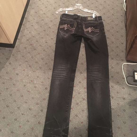 Black miss me jeans
