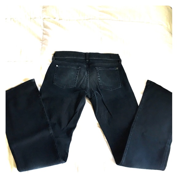 Seven7 Jeans Skinny Bootcut Black Jeans