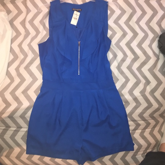 NWT Royal Blue Express Romper size 6
