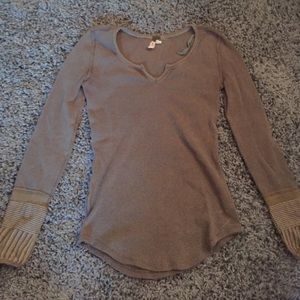 Free people waffle shirt