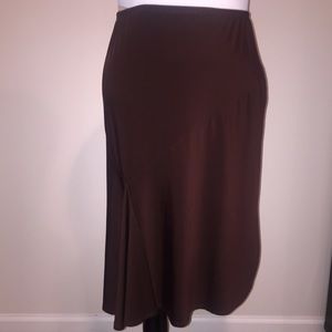 Stretch Brown Skirt