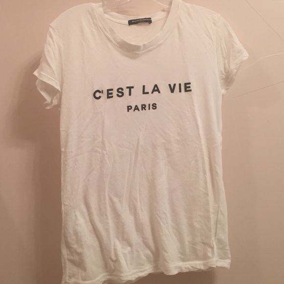 Brandy Melville "C'est la vie" tee