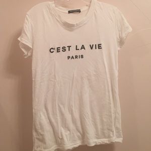 Brandy Melville "C'est la vie" tee