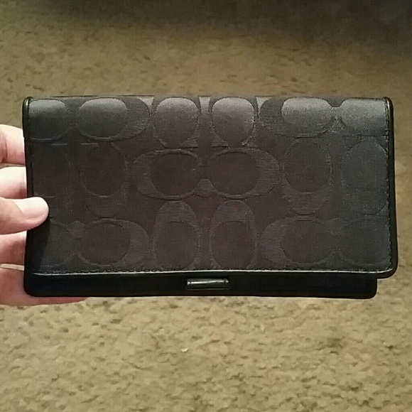 Coach Checkbook Cover
