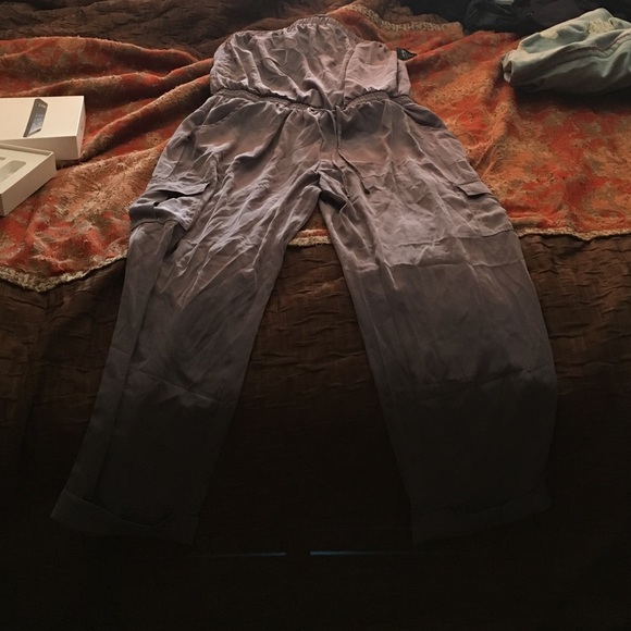 Gray jumpsuit