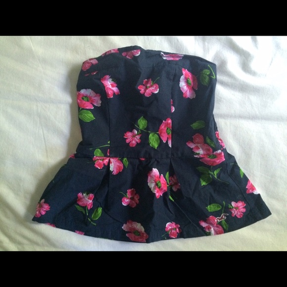 Hollister Floral Peplum Top