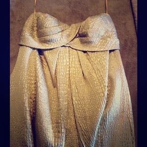 Gold Cache bubble dress