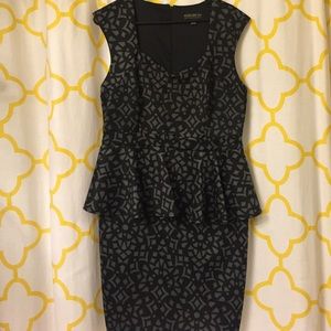Black Peplum dress