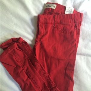 Hollister Red Jegging